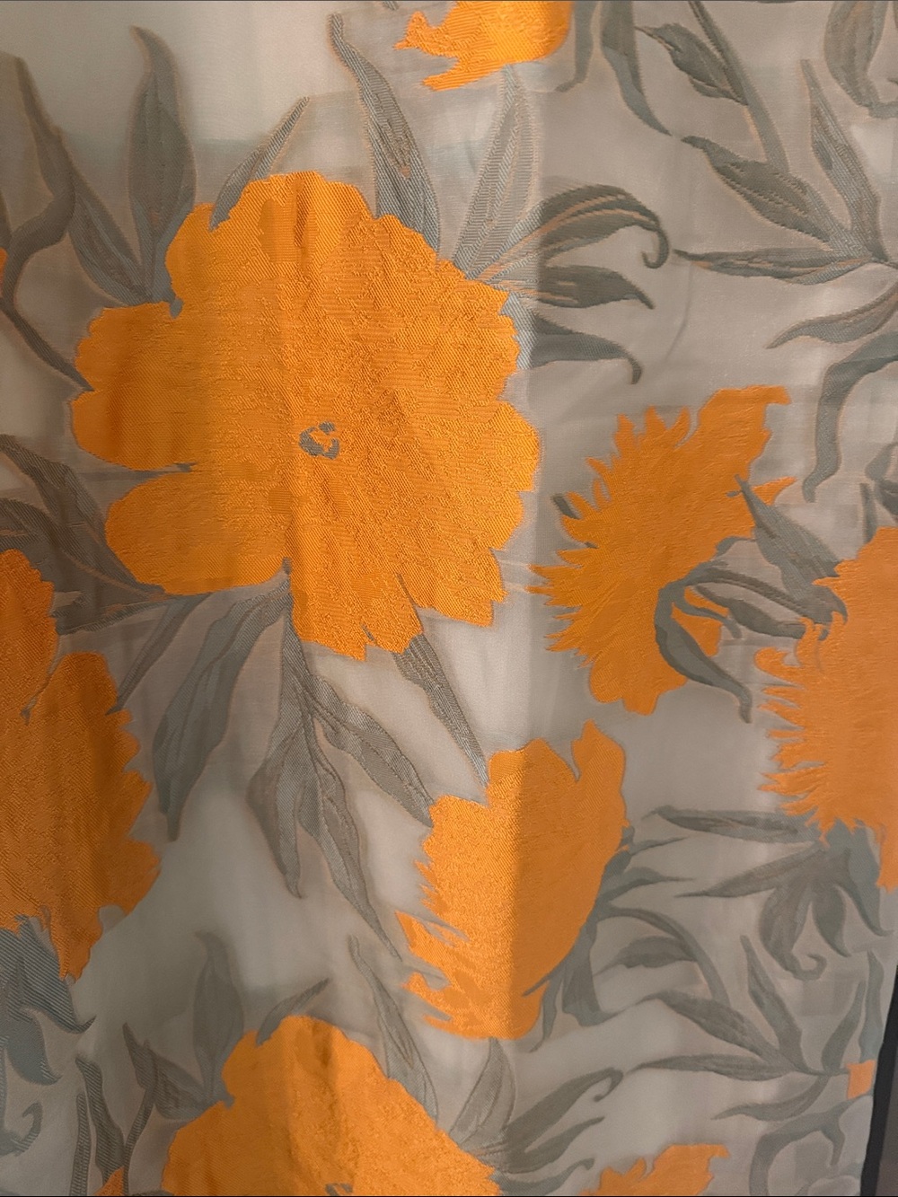 Sleeveless Maxi Dress with Yellow Floral Print - Picture 4 of 4